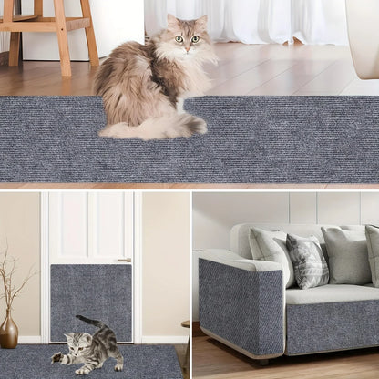 Självhäftande klösmatta för katt 40 × 300 cm – klippbart soffskydd i 7 färger