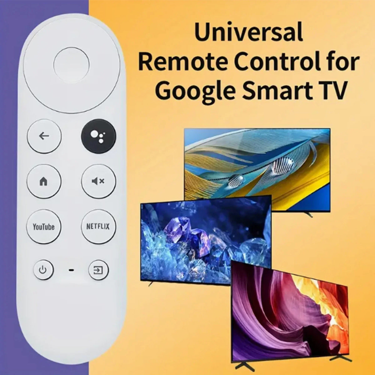PHONEPACE G9N9N ersättningsfjärrkontroll för Chromecast med Google TV