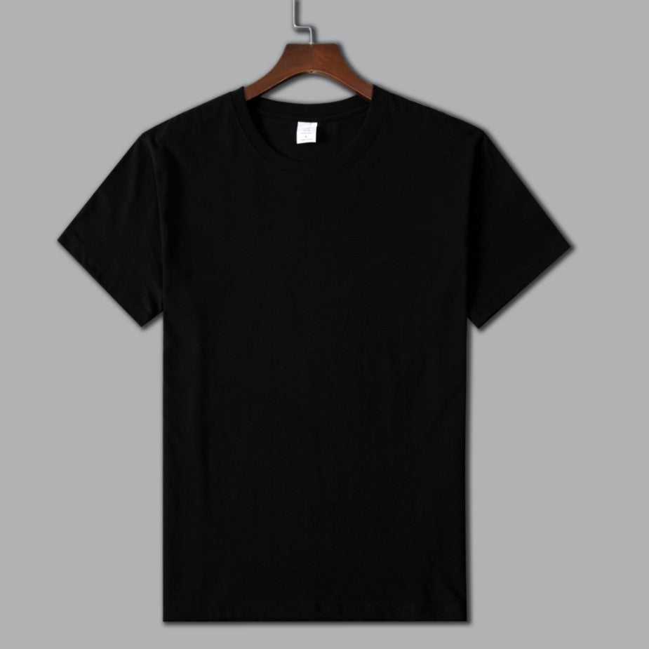 MRMT 2026 Brand New Man's 220g Pure Cotton T Shirt Men Man Solid Color Short Sleeved Combed Cotton Round Neck Thickening