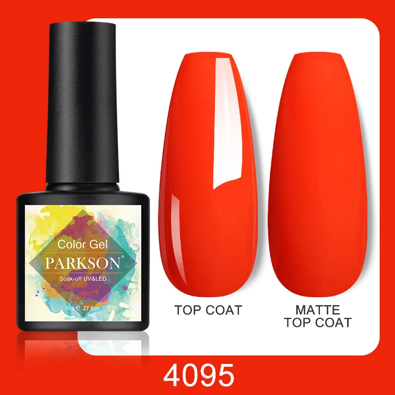 Parkson No Wipe Top Base Coat Nail Gel polish Design Enhancer Varnish Semi Permanent Soak Off UV LED Nail Art Tool