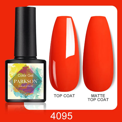 Parkson No Wipe Top Base Coat Nail Gel polish Design Enhancer Varnish Semi Permanent Soak Off UV LED Nail Art Tool