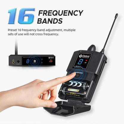Debra ER-280 UHF Trådlöst In-Ear Monitor-system