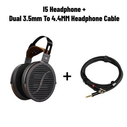 Fosi Audio i5 öppna over-ear-hörlurar med 97 mm planmagnetiska element