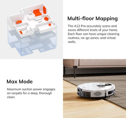 ILIFE A12 Pro Robotdammsugare och Mopp