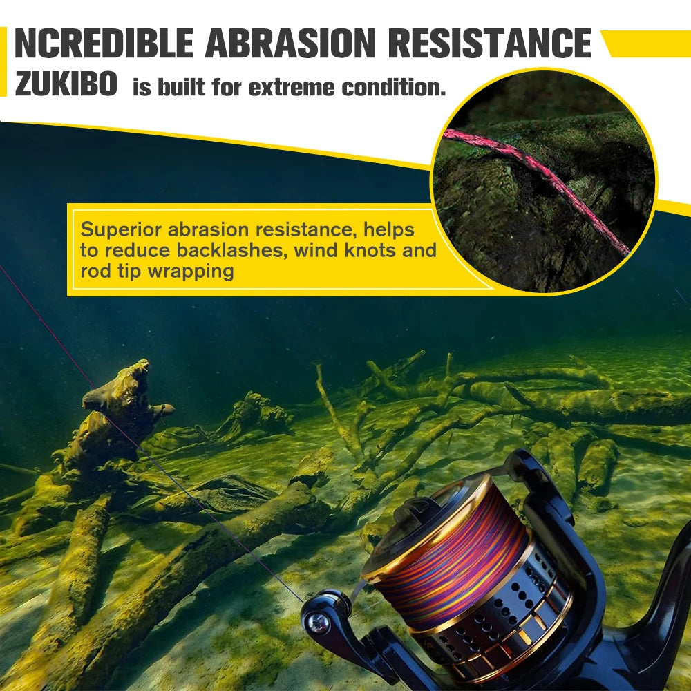 NEW Japan Original Xbraid Upgrade X8 Never Fade Multicolor Multifilament Line Fishing 1000M/500M/300M for Carp Bass Fishing Line
