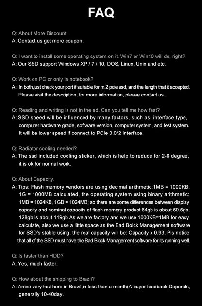 Kootion X15 M.2 SSD NVMe 2TB 1TB 512GB 256GB SSD M2 2280 PCIe 3.0 Internal Solid State Drive Disk for Laptop Desktop