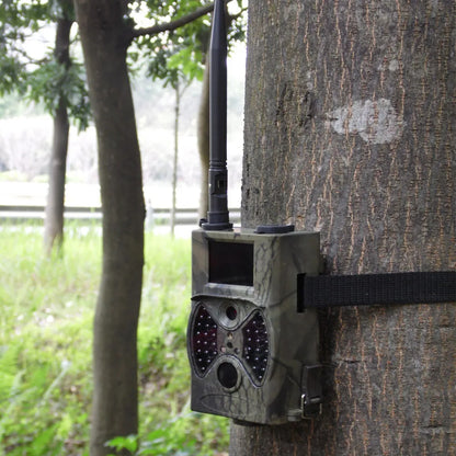 2G GSM MMS SMTP Hunting Trail Camera Cellular Mobile 16MP 1080P Photo Traps Wild Camera HC300M Wireless Wildlife Surveillance