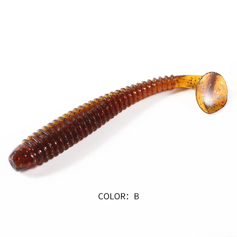 Supercontinent Impact Ring Shad Fishing Lure Soft 63mm 80mm 97mm Plastics Baits Swimbait Jigging Lure Artificial Baits