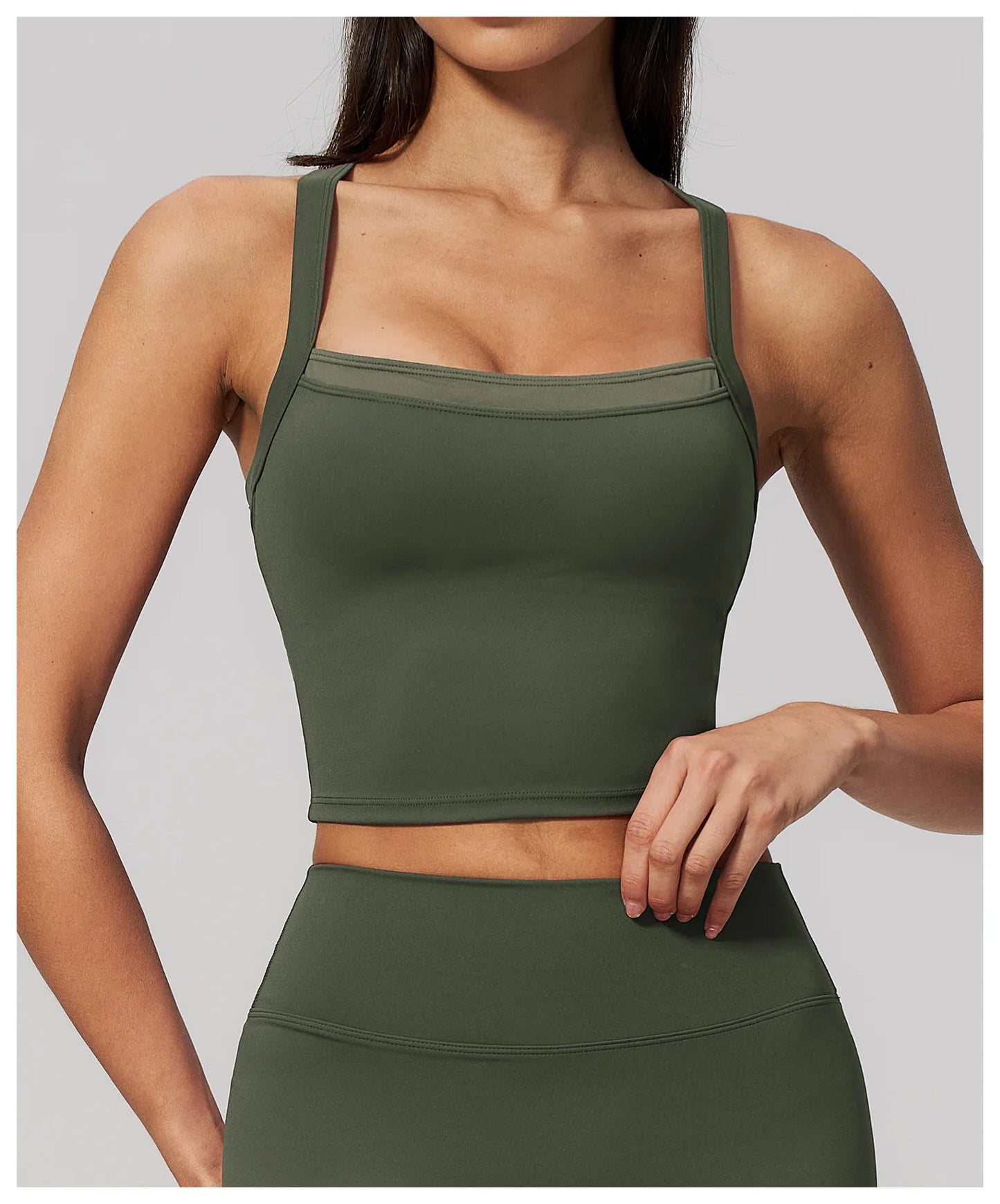 Women Criss Cross Back Yoga Tank Top Push Up Sports Bra Fitness Running Workout Gym Vest Color Block Sport Underwear Crop Top