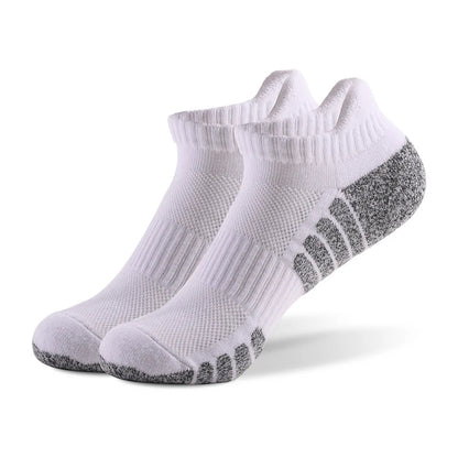 6pairs thickened towel bottom running socks mesh boat socks non-slip breathable sports socks Low cut Men's socks Women's socks