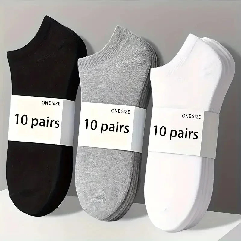Men's and women's boat socks, shallow mouth invisible short socks, spring and summer thin style, no drop heel, anti odor,
