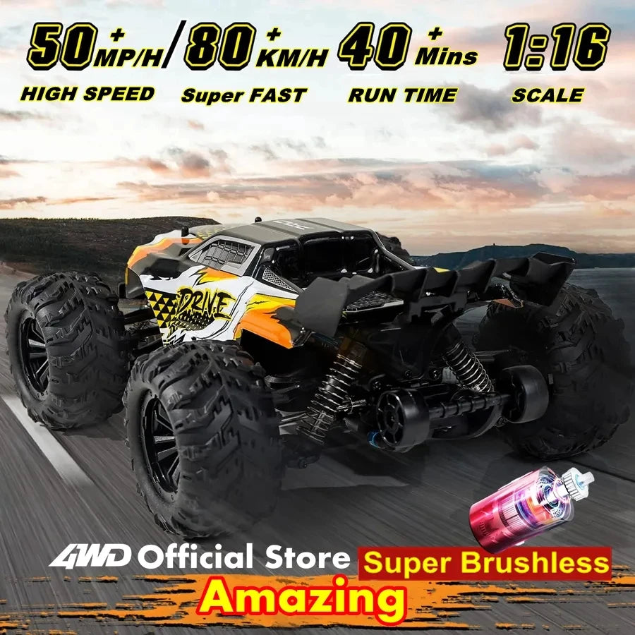 4WD radiostyrd bil i skala 1:16 med 4 kanaler