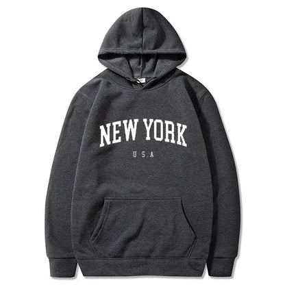 Letter Printed Hoodies Men Women Fashion Graphic Sweatshirts Casual Harajuku Pullover Sportswear