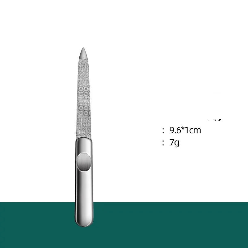 Mix 3 Size Nail File Stainless Steel Professional Exfoliating Double Sides Sandpaper For Professional Finger Toe Nail Care Tools