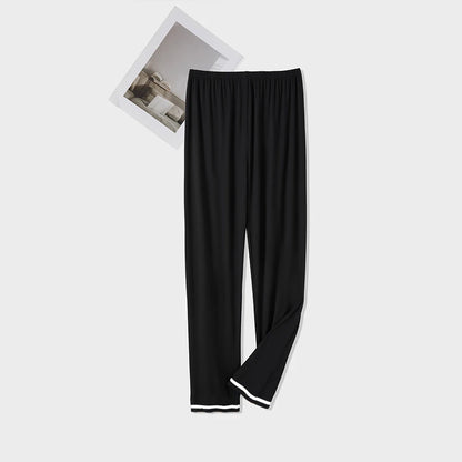 Herr Pyjamasbyxor Långa – Tunna Andningsbara Casual Hemmabyxor, 12 Färger M–6XL