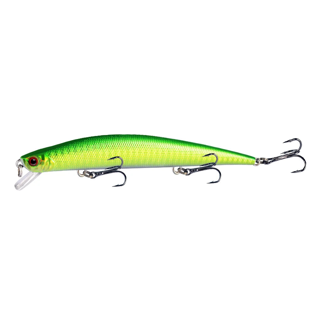 1pcs Fishing Lures 12.5cm/12g Minnow Lure Rattling High Quality Hard Bait Crankbait Wobbler Fishing Tackle Leurre Peche For Pike