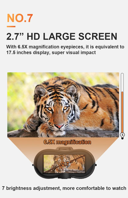 New 4K UHD Helmet Mounted Night Vision Binoculars 36MP Head Mounted Tactical 400M Hunting Infrared Digital NVG Goggles NV8161