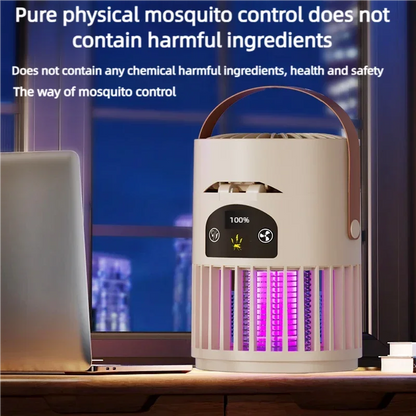 Electric Mosquito Killer Lamp UV Trap Lamp Shock Mosquito/ Desktop Fan/ Lighting lamp 3-In-1 Outdoor Mosquito Zapper Household