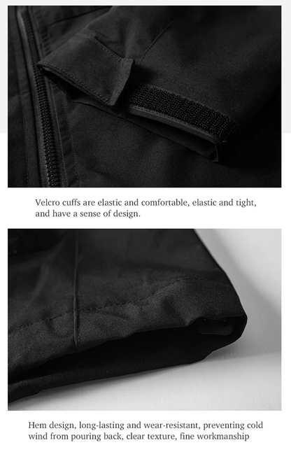 Unisex Softshell Hoodie – Vattentät Vindjämpa för Friluftsliv, Vandring & Klättring, 4 Färger