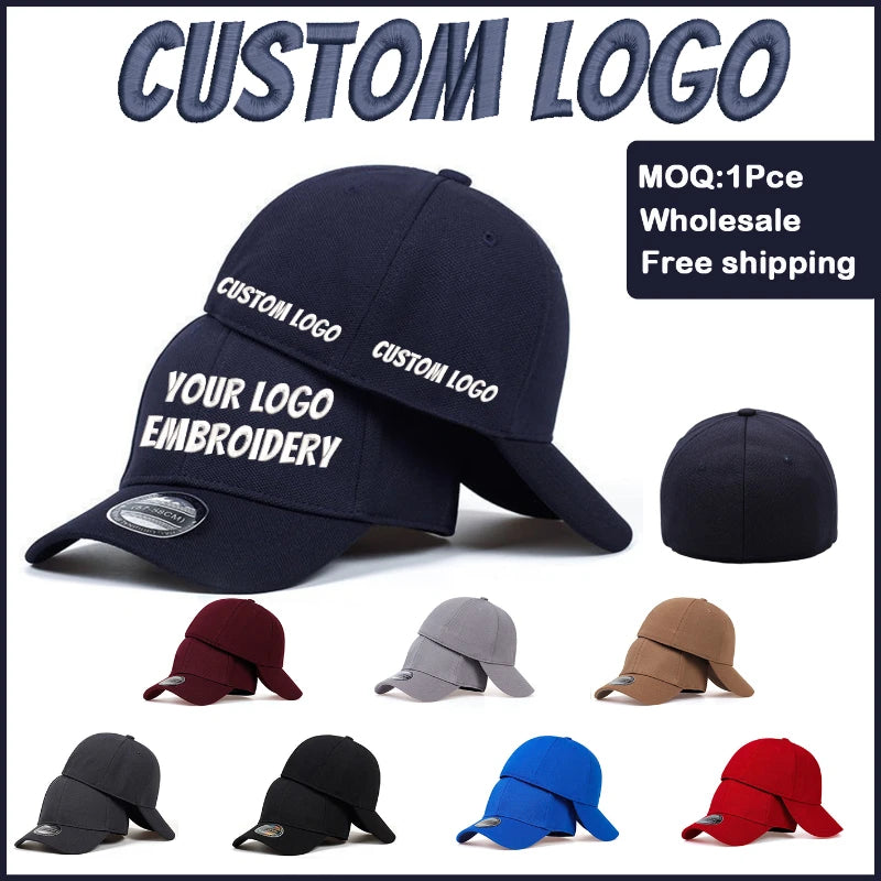FEDORYN Helsluten Keps Anpassad Brodyr Tryck – 8 Färger Polyester/Bomull Unisex Solskydd Grossist Dropshipping Profilkläder
