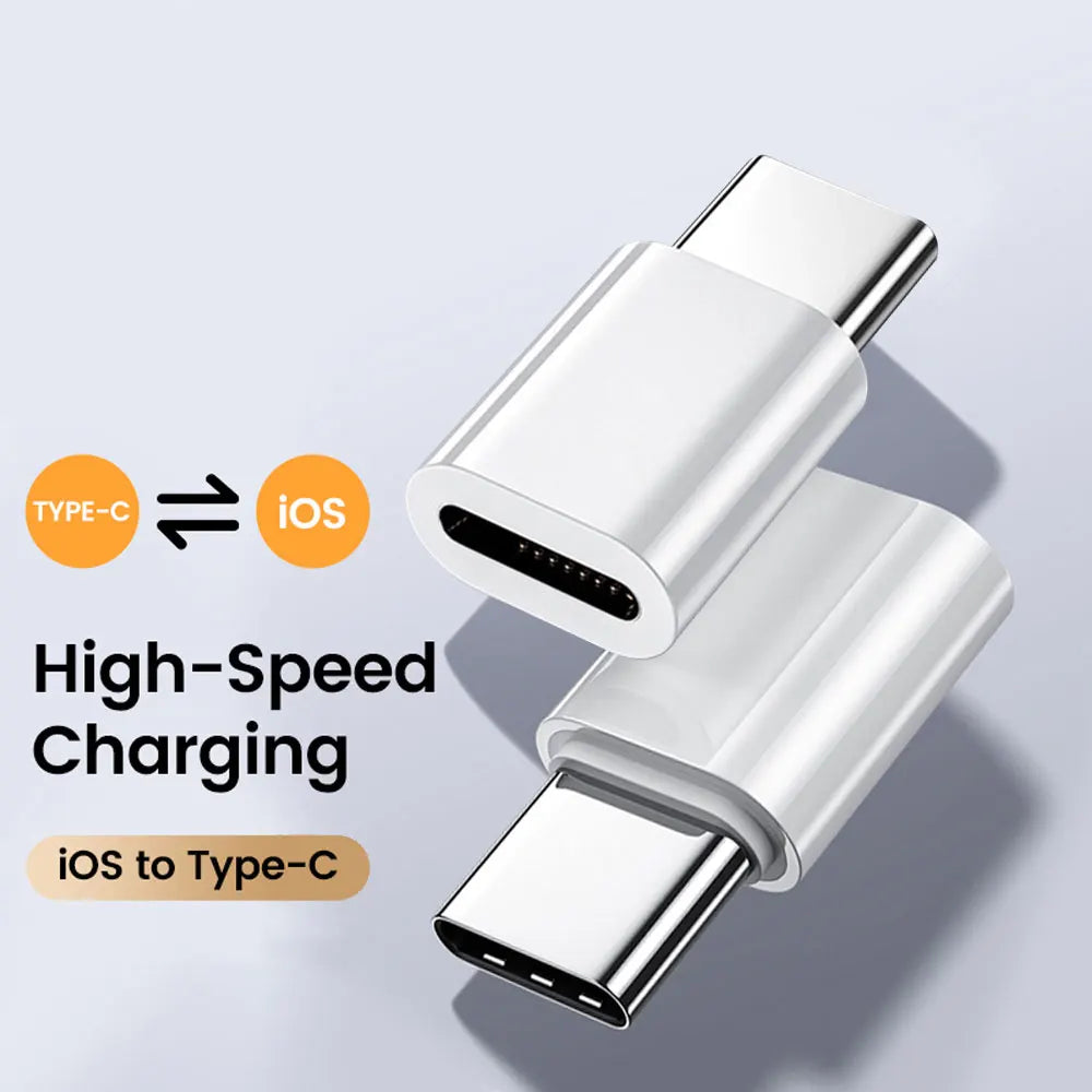 Type C To Lightning Adapter Type C Male To Lightning Female Converter High Speed Charging/Transfer Adapter for iphone 15 16