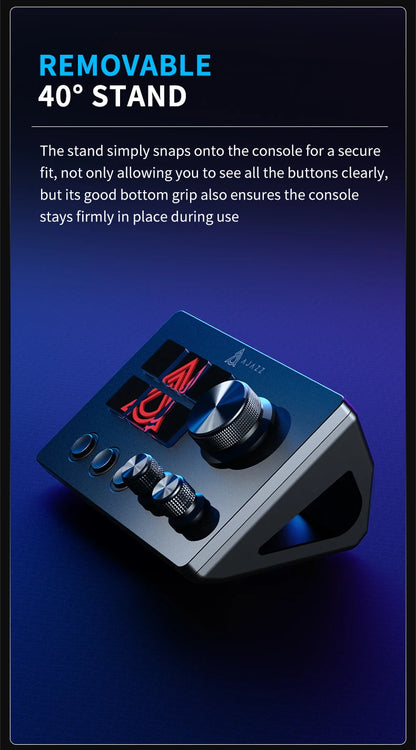 AJAZZ AKP03 Desktop Control Panel, Programmable Keypad for Stock Trading Live Streaming Audio Mixing, Shortcut Controller