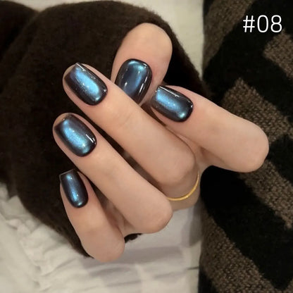 MIANEL Orion Nebula Cat Eye Gel Nail Polish Sparkling Crystal Shimmer Blue Purple Gold 2026 Spring/Summer Unique Special