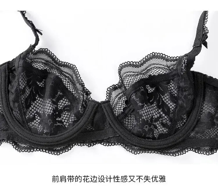 Dam Spets Lingerie Set Viktoriansk Stil – Push-up Mjuk Stålring Samlande Andningsbar, 5 Färger S–3XL