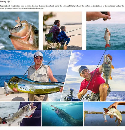 Floating Fishing Lure 8.4G 10CM Urgent Fishing Minnow Crank Lure Swinger Fishing Lure Set Processing Artificial Lure Kit