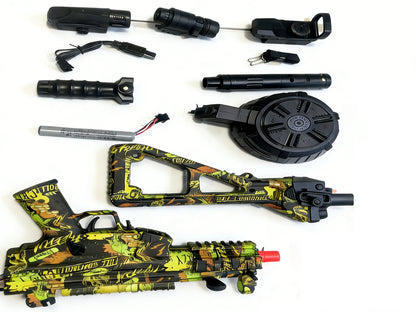 Gel Blaster Vattenpiskol 7.4V Automatisk med 30M Räckvidd