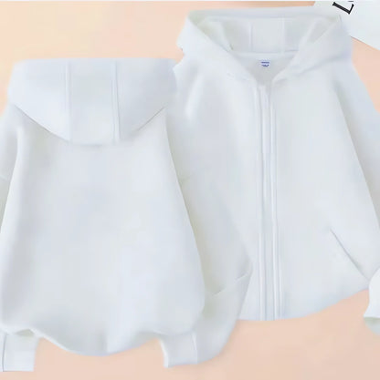New Solid Color Children's Fashion Kids Boy Hoodies Zip Up Spring Autumn Girls Casual Zipper Sweatshirt Kids Hoodies Sweatshirt