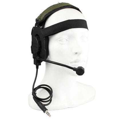 Tactical Communication Headphone Bowman Elite II Headset U94 PTT For Kenwood Baofeng UV-5R Radio Outdoor Hunting Accessories