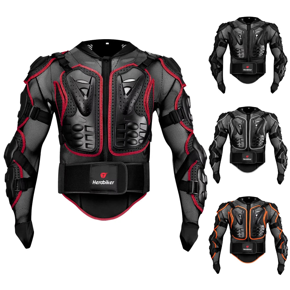 Motorcycle Armor Anti-Fall Wear-Resistant Motorbike Body Armor Jackets Motocross Riding Equipment Back Chest Protector S-5XL