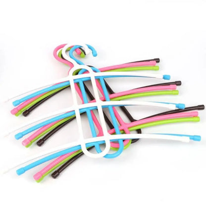New Multifunctional Hanger Hook Fishbone Clothes Hanger Clothes Rack Wardrobe Organizer Space 3 Layer Saver