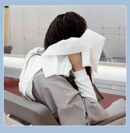 Thickened Large Size Disposable Towel for Face Washing Beauty Salon Foot Bath Towel Soft Absorbent Single Layer Plant Fiber