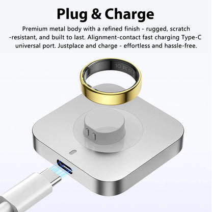 R21 Smart Ring Men Women Ultra-thin 5ATM Waterproof Sport Fitness Tracking AI Health Analysis Heart Rate Blood Oxygen Monioring