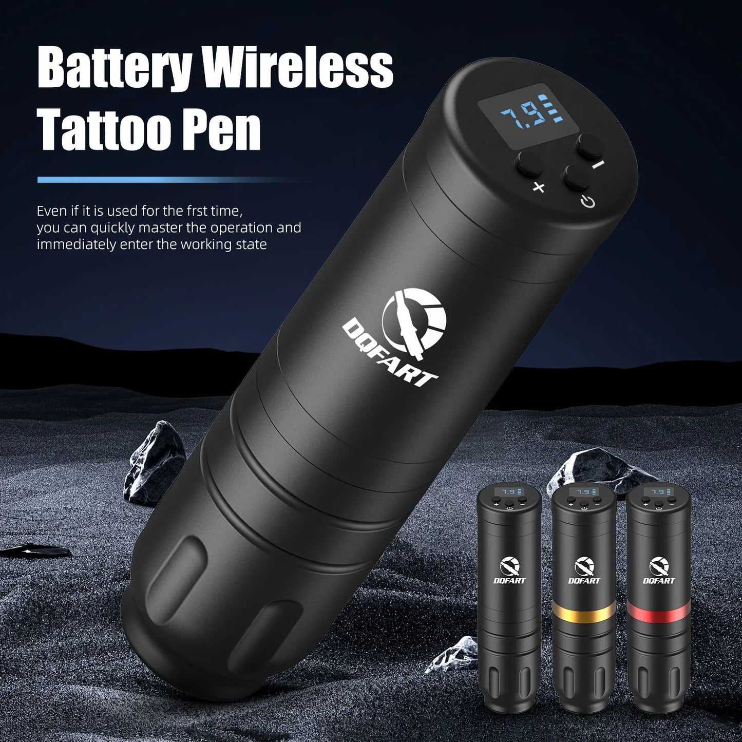 DQFART Tattoo Kit High Quality Tattoo Pen Kit For Beginners Makeup, Tattoo Machine New Cool Tattoo Power Supply Tattoo Gun Kit