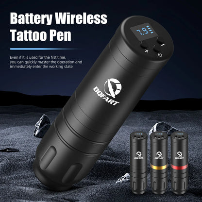 DQFART Tattoo Kit High Quality Tattoo Pen Kit For Beginners Makeup, Tattoo Machine New Cool Tattoo Power Supply Tattoo Gun Kit