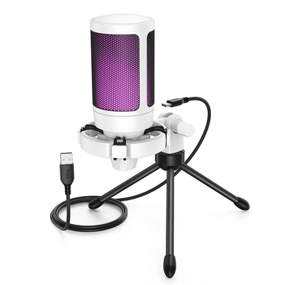 FIFINE AmpliGame A2 RGB USB-mikrofon med touch-mute