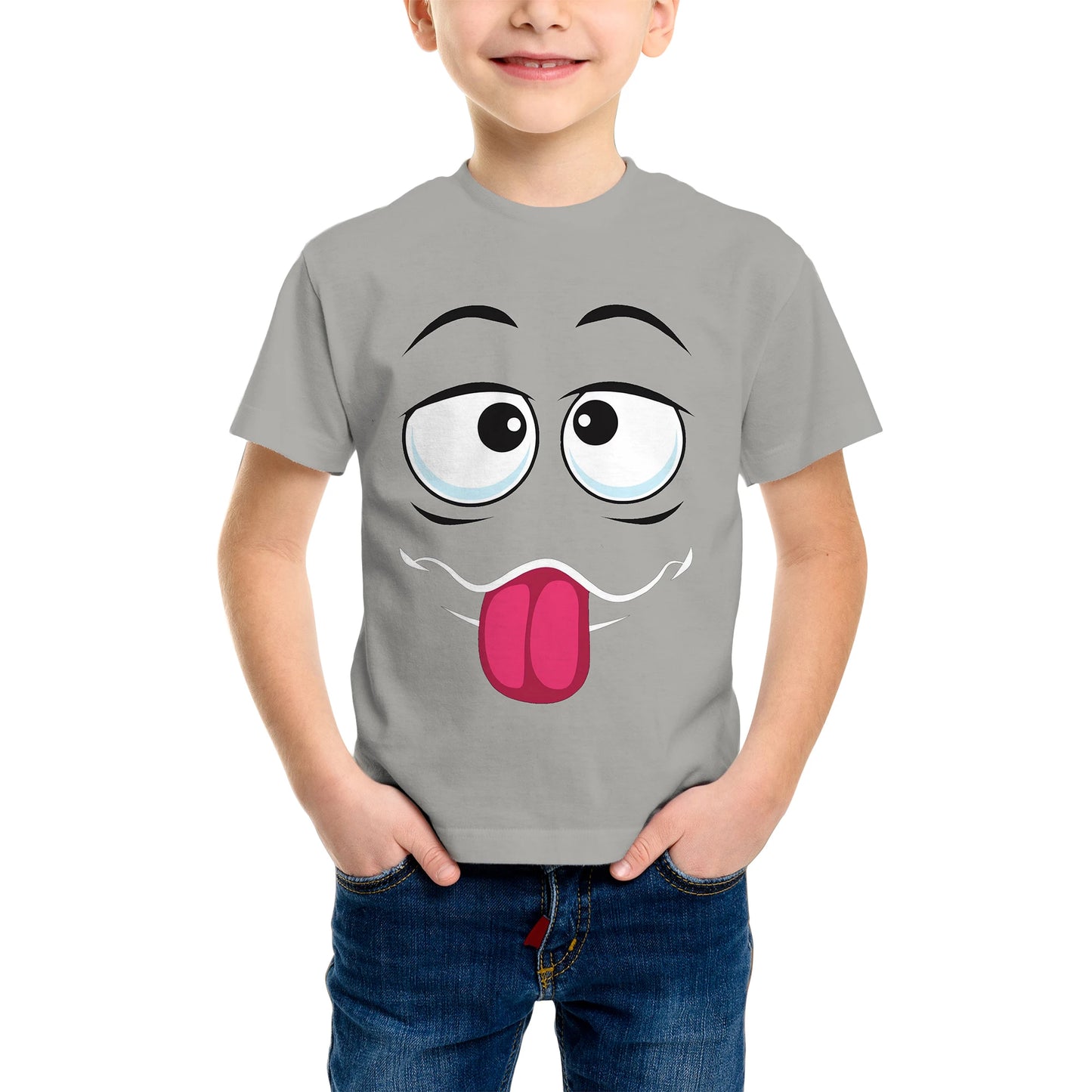 Casual Game Pattern Children's T-Shirt Boy Tops Baby Summer Short Sleeve Clothes Kids 3-12 Years Tees Novelty Children T-Shirt