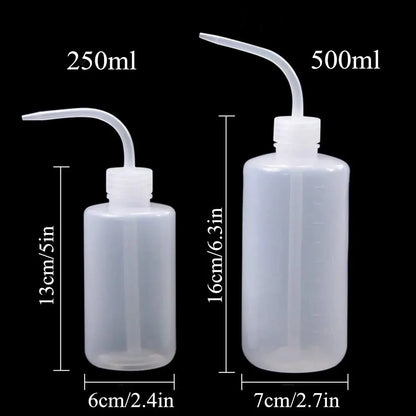 250pcs Tattoo Wash Bottle Bags and 250/500ml Tattoo Wash Bottle for Green Soap Bottle Cleaning Supply Tattoo Accessories
