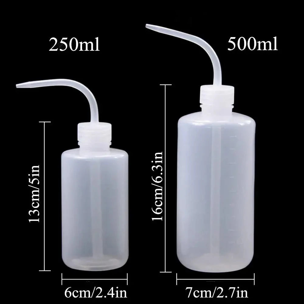 250pcs Tattoo Wash Bottle Bags and 250/500ml Tattoo Wash Bottle for Green Soap Bottle Cleaning Supply Tattoo Accessories