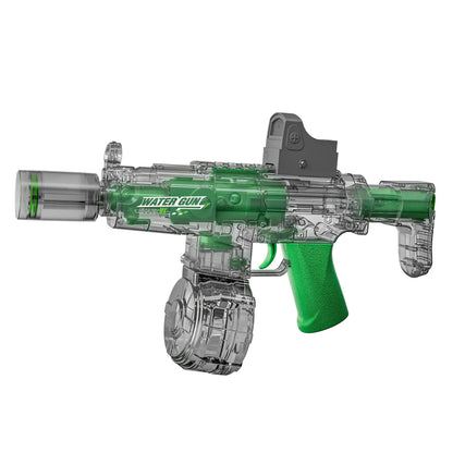 Elektrisk vattenpistol med automatisk funktion, rekyl och lampor
