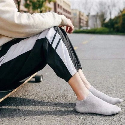 Men's and women's boat socks, shallow mouth invisible short socks, spring and summer thin style, no drop heel, anti odor,