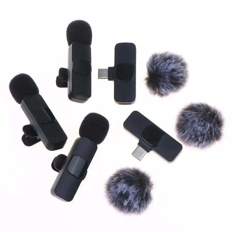K9 Wireless Mini Lavalier Mic for Effective Audio Video Recording on Smartphones and Laptops