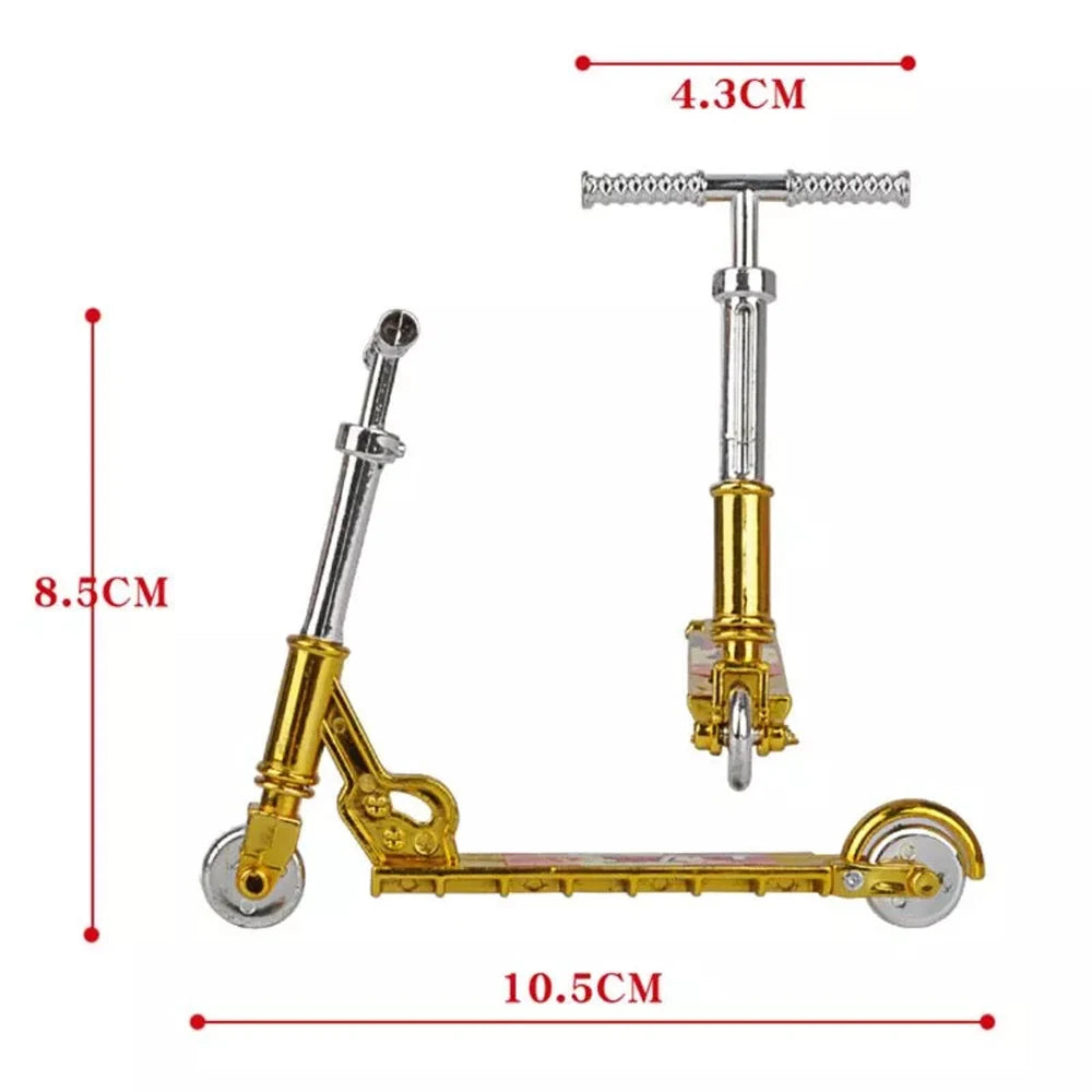 Fingerscooter för fingertrick – mini-scooter i plast, 1-pack