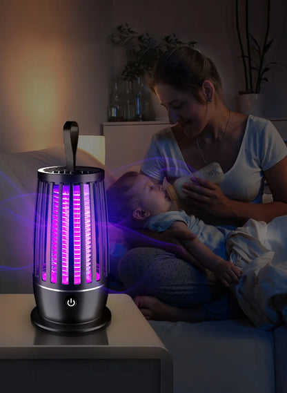 2026 USB Rechargeable Fly Trap Electric Mosquito Killer Lamp Mute Insect Repellent For Outdoor Indoor Anti Mosquito Zapper New