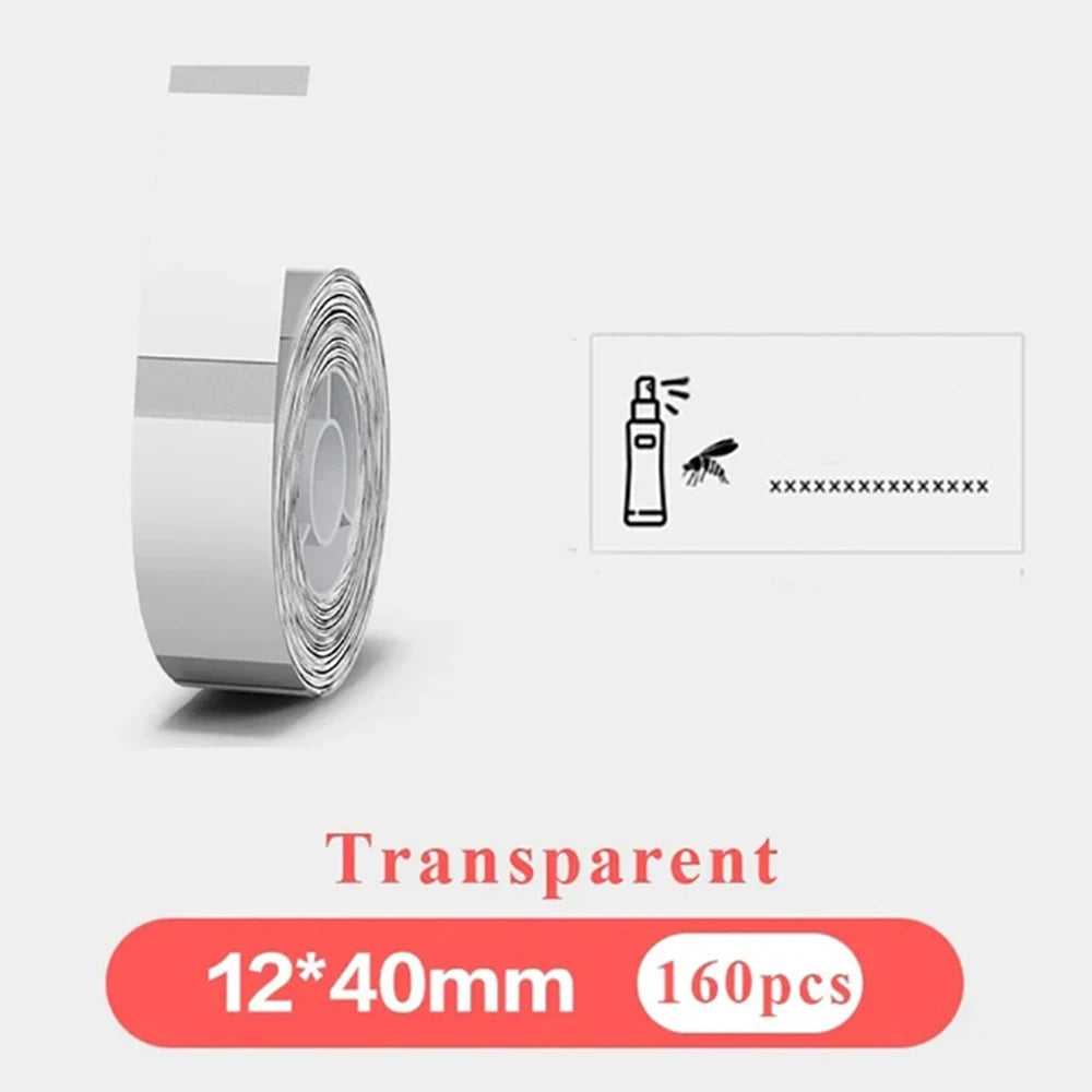 Termiska Etikettrullar Mönster & Färg – Kompatibla med Marklife P11 P12 Phomemo D30 DELI Q2 Brother – 12x40mm 14x40mm 14x50mm 2026