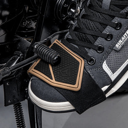Motorcycle Shift Pad Gear Shoe Cover Durable Lightweight Boot Protector Adjustable  Protector Cover for Riding Moto Accessaries