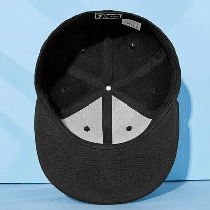 Big Bone Man Plus Size 64cm Baseball Caps Adult Flat Peak Hip Hop Fitted Hat Men Women Large Size Snapback Cap Size 60cm 62cm
